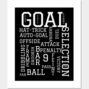 GOAL football Posters and Art